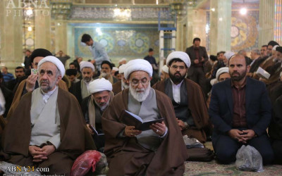 Secretary-General of AhlulBayt (a.s.) World Assembly attends at funeral c ( (15).jpg